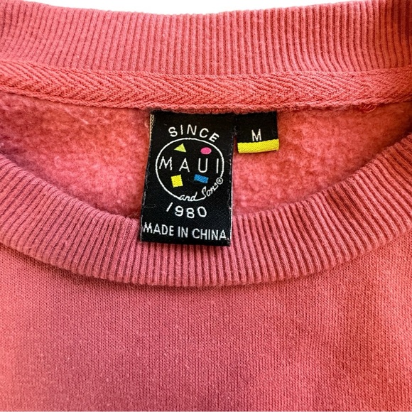 Maui And Sons Sweatshirt Size M - Picture 4 of 4